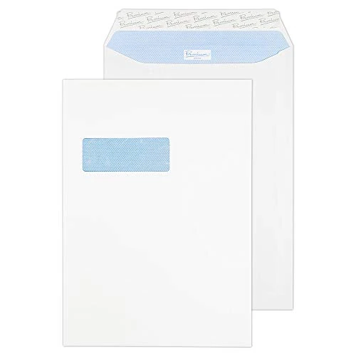 Tijdelijke aanbieding: Blake Office C4 229 x 324 mm, 120 g/m², met schil en verzegeling, zakenveloppen (36112), ultrawit geweven, verpakking van 20 van 17.97 € naar 17.97 € (0.00% korting)