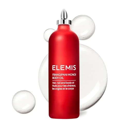 Zeitlich begrenztes Angebot: Elemis Frangipani Monoi Körperöl 100ml, Körper, Nagel- und Haar, Nährt, Pflegt, Macht Weich, Mehrzweck-Öl für Massage, Tägliche Feuchtigkeitspflege, Ultra-hydratisierendes Öl, SPA Essential von 58.00 € auf 58.00 € (0.00% Rabat