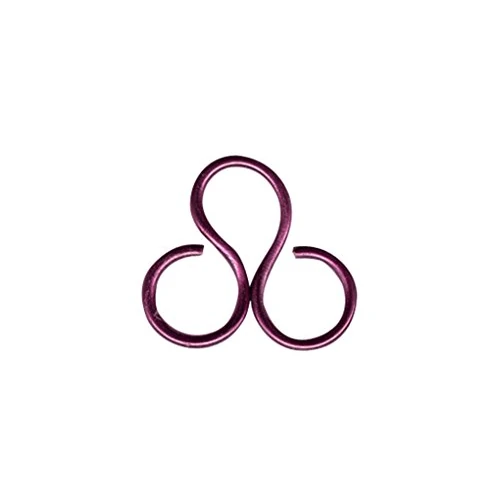 Vaessen Creative 24233-026 Aludraht Schmuck, Biegsam, Aluminium, dunkel violett, 4 mm x 10 m