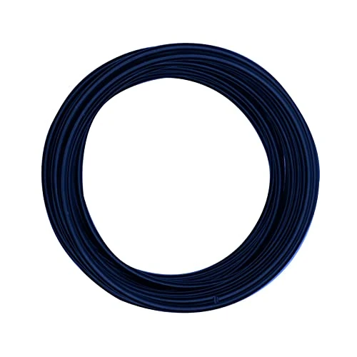 Vaessen Creative Alambre de Aluminio para Manualidades 10 m x 4 mm Royal Blue (Azul) - Alambre Flexible Metálico para Bisutería y Arreglos Florales