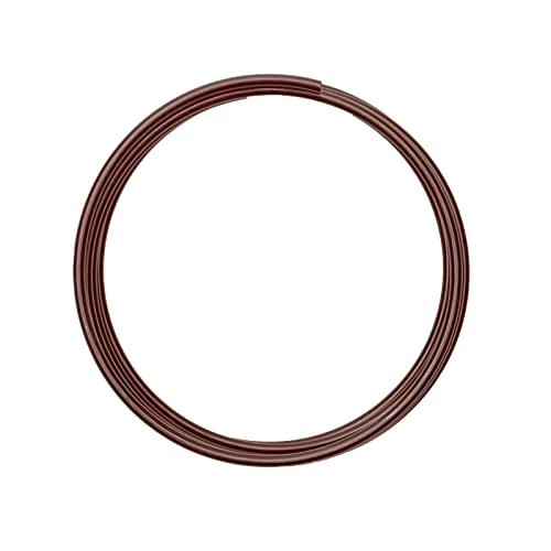 Limited-time offer: Vaessen Creative Aluminium Craft Wire 6.6 ft (2 m) x 0.16" (4 mm) Chocolate Mat (Brown) - Flexible Metallic Wire for Crafting, Flower Arranging, Jewellery Making and Modelling from 6.29 £ to 6.29 £ (save 0.00%)