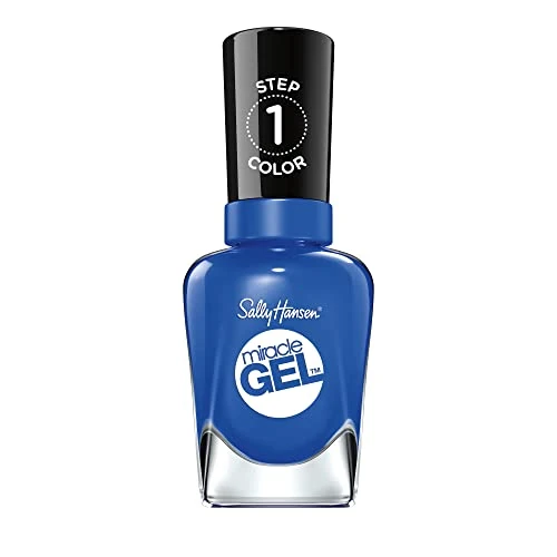 Offerta a tempo: Sally Hansen 59007 Miracle Gel Smalto Unghie, Tonalità nere e blu - 14.7 ml - 35% da 6.50 € a 4.20 €
