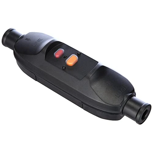 as - Schwabe PRCD interruptor diferencial portátil 30 mA - activación rápida <30 ms - para montaje en cable hasta 3G2,5-230 V / 16 A - protección personal - resistente al polvo y agua IP66, 45223