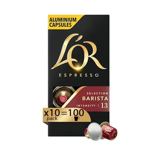 Offerta a tempo: L'Or - Caffè Espresso Barista - 100 Capsule In Alluminio - Intensità 13 — 10% da 32,14 € a 28,99 €