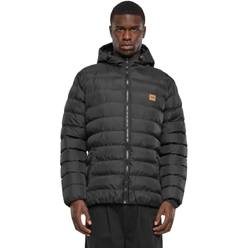 Limited offer: Urban Classics Men's Winter Coat TB863 Basic Bubble Jacket Black Medium from 59.90 EUR to 35.99 EUR (save 40%)