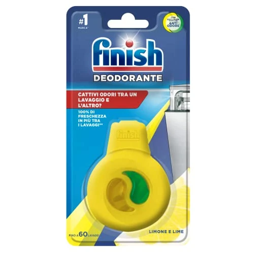 Finish Deodorante per Lavastoviglie, Profumo di Limone