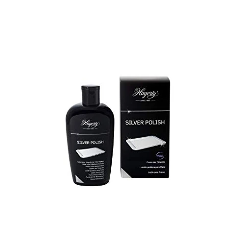 Hagerty Silver Polish 250 ml I Pulido eficaz limpia plata y metales plateados I Pasta de abrillantar elementos decorativos vajilla antigüedades o instrumentos musicales con efecto inmediato
