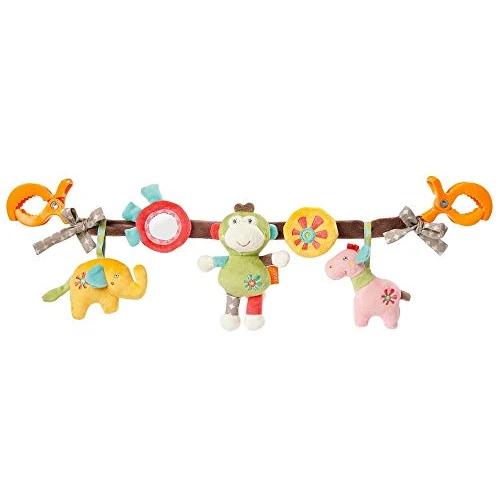 Offre limitée : Fehn 074550 Guirlande Safari pour Enfant Guirlande Mobile avec Personnages Mignons à Suspendre dans Poussette, Porte-Bébé ou Lit d'Enfant pour Bébés et Jeunes Enfants à Partir de 0 Mois Longueur: 45cm de 20.41 EUR à 19.39 EUR (remise 5%)
