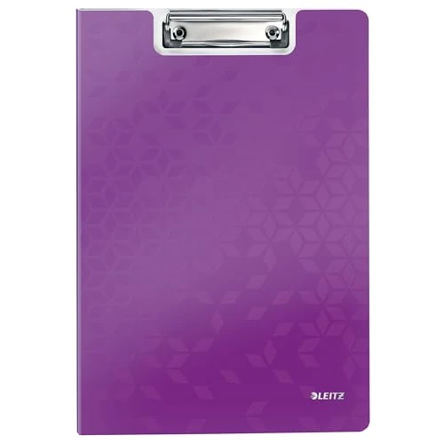 Limited-time offer: Leitz A4 Clipfolder with Cover, Lightweight Polyfoam, WOW Range, Metallic Purple,41990062 from 10.49 £ to 10.49 £ (save 0.00%)