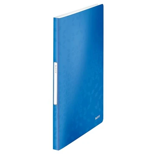 Limited-time offer: Leitz A4 Display Book, 40 Pockets, 80 Sheet Capacity, Transparent Pockets, Metallic Blue, Wow Range, 46320036 from $22.64 to $22.64 (save 0.00%)