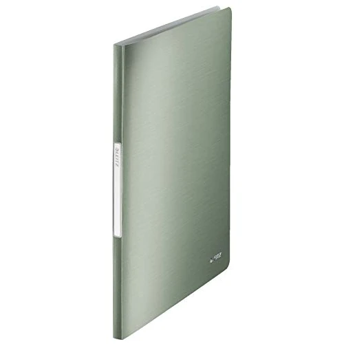 Leitz Carpeta de fundas, A4, 20 fundas, Capacidad para 40 hojas, Fundas transparentes, Verde celadón, Gama Style, 39580053