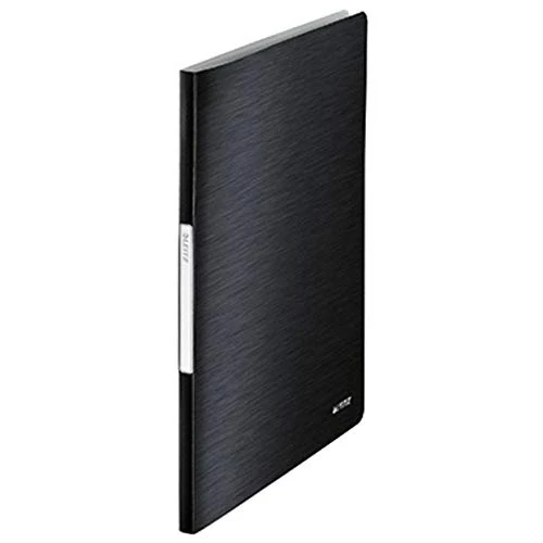 Limited-time offer: Leitz A4 Display Book, 40 Pockets, 80 Sheet Capacity, Transparent Pockets, Satin Black, Style Range, 39590094 from $27.01 to $27.01 (save 0.00%)