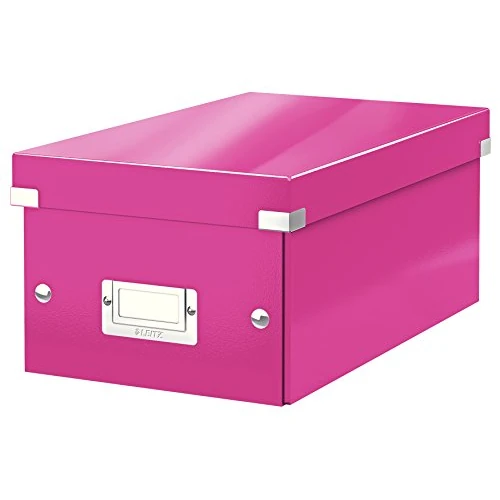 Limited offer: Leitz DVD Storage Box, Pink, Click and Store Range, 60420023 from 13.65 EUR to 12.22 EUR (save 10%)