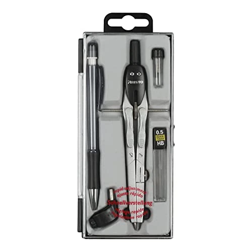 Offerta a tempo: Aristo ar80084 Compasso a regolazione rapida GZ per la scuola, Set 5 pezzi - 0% da 23.17 € a 23.17 €