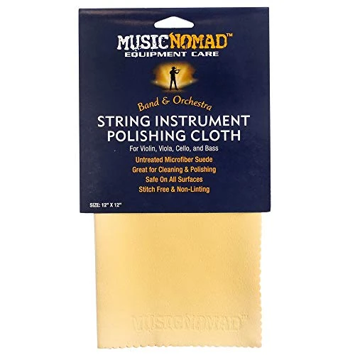 MusicNomad String Instrument Premium Microfiber Polijstdoek (MN731) 12" x 12"