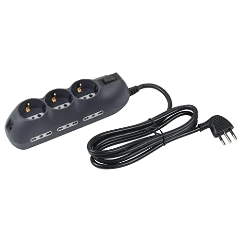 Offerta a tempo: BTICINO Ciabatta Multipresa Elettrica Slot 9 Posti, 3 Polivalenti Schuko 10/16A + 6 Bivalenti 10/16A, Ciabatta Elettrica con Interruttore e Cavo 1,5m Spina 10A, Robusta Salvaspazio Flessibile, Nero - 30% da 20.99 € a 14.68 €