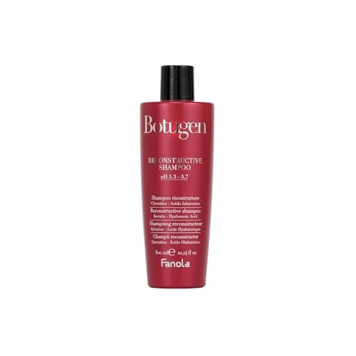 Fanola Restructuring Shampoo, Gentle Cleansing Shampoo to Restore Natural Hair Protein Balance Leaving Hair Soft, Hydrated, Tonic and Voluminous, Sulphate and Added Salt Free, 300