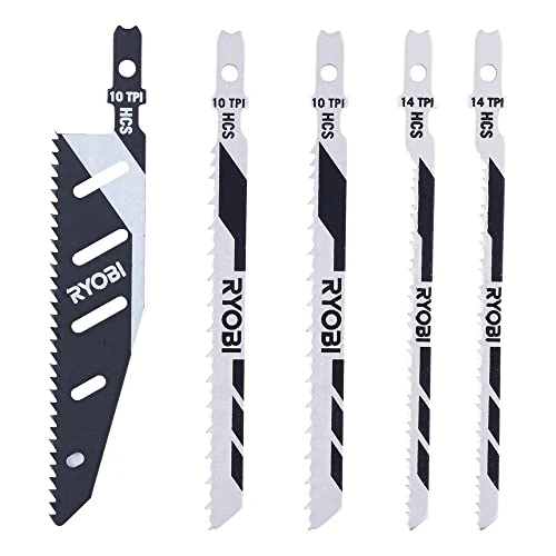 Zeitlich begrenztes Angebot: RYOBI Stichsägeblatt-Set RAK05JSBFC. 5-teilig, für bündige Schnitte, splitterfreie Furnierschnitte, Kurvenschnitte von 8.10 € auf 8.10 € (0.00% Rabatt)