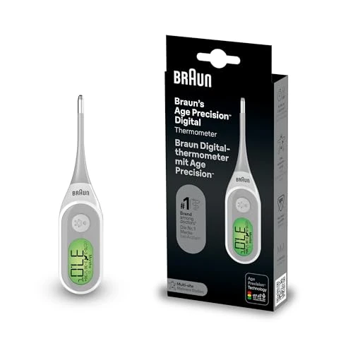 Offerta a tempo: Braun Age Precision Termometro digitale, Termometro stick digitale per utilizzo multisito, Per via orale, rettale o ascellare, Adatto a neonati e bambini, Marchio #1 tra i dottori 1, PRT2000 - 40% da 13.99 € a 8.35 €