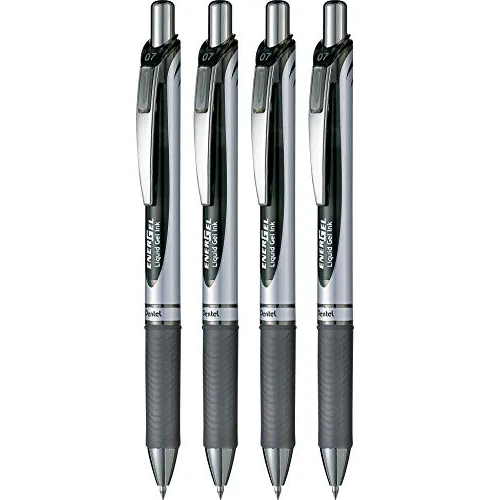 Pentel BL77 Roller Pen Energel XM Click 0.7 Black
