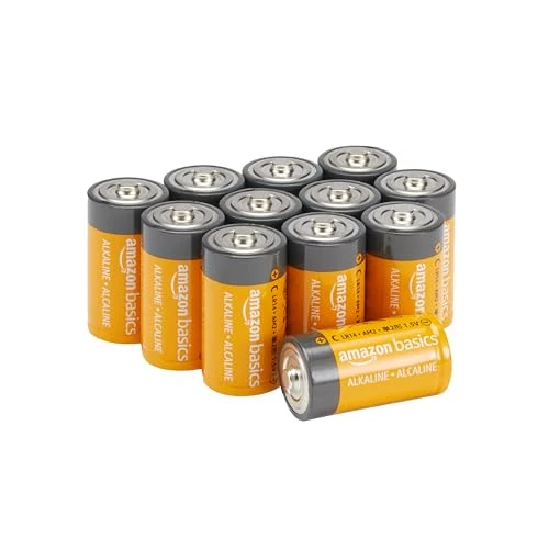 Limited-time offer: Amazon Basics 12-Pack C Cell All-Purpose Alkaline Batteries, 1.5 Volt, 5-Year Shelf Life from 11.19 £ to 9.51 £ (save 15%)