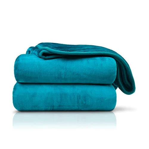 Begrenztes Angebot: Amago - Kuscheldecke, Cashmere-Feeling, 130 x 170 cm - Petrol von 37.95 EUR auf 37.95 EUR (Rabatt 0%)
