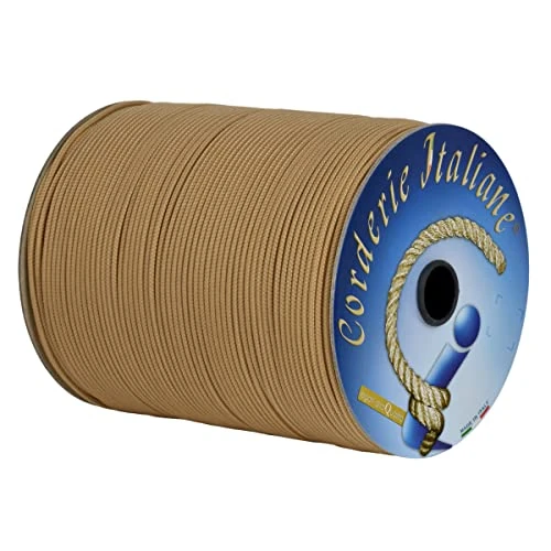 Corderie Italiane 003009597 Cordino per tende veneziane, 3 mm, 200 Metri, Beige