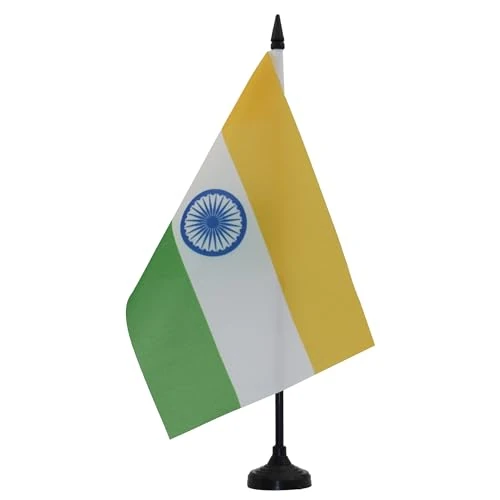 Offerta a tempo: AZ FLAG Bandiera da Tavolo India 21x14 cm Poliestere 100D Base Plastica - 0.00% da 4.95 € a 4.95 €