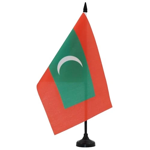Offerta a tempo: AZ FLAG Bandiera Da Tavolo Maldive 21x14 cm - Piccola Bandierina Maldiviana 14 x 21 cm - 0.00% da 8.25 € a 8.25 €