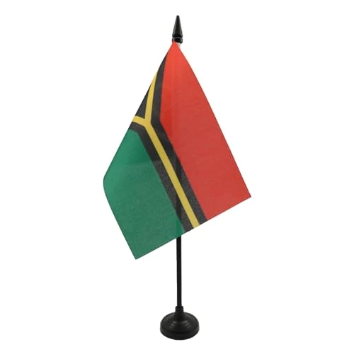 Offerta a tempo: AZ FLAG Bandiera Da Tavolo Vanuatu 15X10Cm - Piccola Bandierina Vanuatuana 10 X 15 Cm - 39% da 7.75 € a 4.75 €