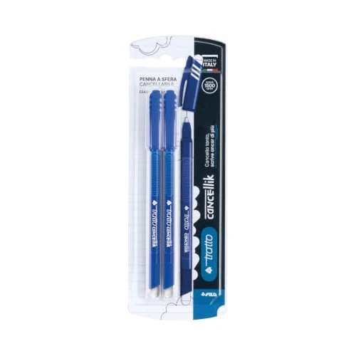 Tijdelijke aanbieding: Tratto F041701 Balpen met uitwisbare inkt, blauw, 2 stuks van 5.28 € naar 5.28 € (0.00% korting)