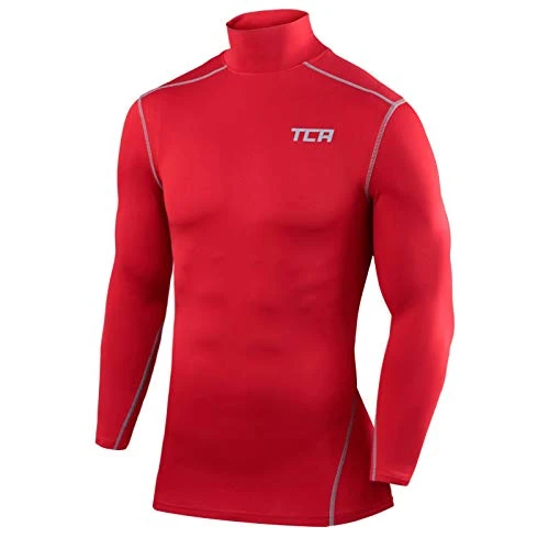 Oferta limitada: TCA Camiseta Manga Larga Térmica de Compresión para Hombres - Rojo (Vieja), S de 7.95 € a 7.95 € (ahorro 0.00%)