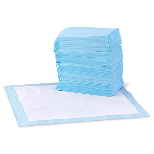 Limited offer: Amazon Basics Dog and Puppy Pee Pads, 5-Layer Leak-Proof Super Absorbent, Quick-Dry Surface, Potty Training, Regular (22x22"), 100 Count, Blue & White from 17.14 EUR to 15.94 EUR (save 7%)