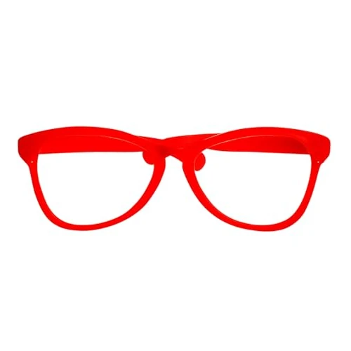 Widmann 13251 reuzenbril, rood, één maat