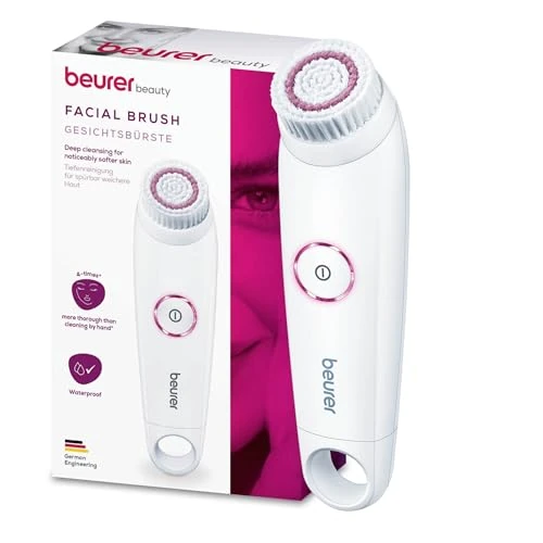 Begrenztes Angebot: Beurer FC 45 Gesichtsbürste, Tiefenreinigung für spürbar weichere Haut, 2-stufige Rotation für jeden Hauttyp, wasserfest, Weiß von 12.99 EUR auf 12.99 EUR (Rabatt 0%)