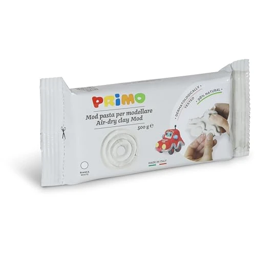 Offerta a tempo: PRIMO - Pasta da Modellare Simil Argilla Dermatologicamente Testata 500g - 0.00% da 4.72 € a 4.72 €