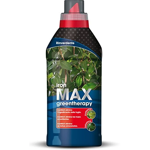 NutriONE Concime Rinverdente IronMAX, concime liquido rinverdente che cura l'ingiallimento delle foglie, 610 g (500 Ml)