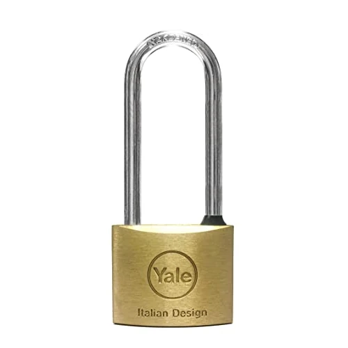 Yale Y1130050080 Padlock-Long Shackle - 50 mm-Blister