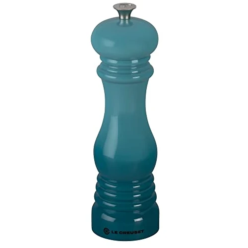 Offerta a tempo: Le Creuset Macina Pepe, 21 cm, Spessore Regolabile, Plastica ABS Resistente, Anticorrosione, Blu Caribe, 96001900490000 - 40% da 47.00 € a 28.20 €