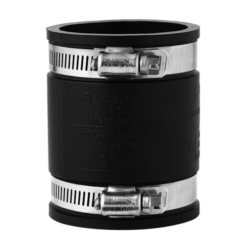 Offerta a tempo: AQUAFORTE Elastomero in PVC, Manicotto Flessibile, Ø 90 mm/3" (Campo di serraggio 90-82 mm), Flessibile! - 61% da 23.51 € a 9.25 €