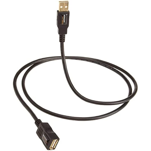 Oferta limitowana: Amazon Basics Kabel przedłużający USB-A 2.0, męski na żeński, prędkość transferu 480 Mb/s, 2,98 m, czarny z 29.59 zł na 29.59 zł (oszczędź 0.00%)