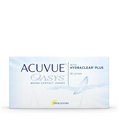ACUVUE® OASYS with HYDRACLEAR® PLUS - Reemplazo Quincenal - protección UV - 12 lentes