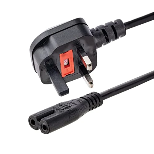 Offerta a tempo: StarTech Cavo Alimentazione Notebook UK 1m, 2,5A 250V, Nero (PXTNB2SUK1M) - 45% da 9.10 € a 4.99 €