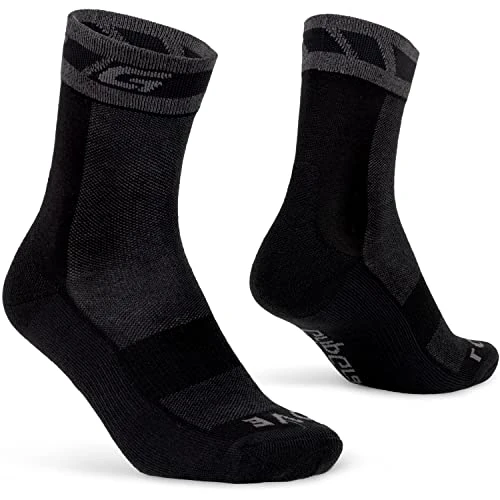 GripGrab Chaussettes Hiver Merino Chaussettes de Vélo Thermiques Épaisses en Laine De Merino Cyclisme Protection contre le Froid