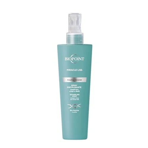 Offerta a tempo: Biopoint Miracle Liss - Spray Capelli Senza Risciacquo 72h, Azione Anticrespo, Lisciaggio 72h, Dona Morbidezza e Leggerezza, 200 ml - 0.00% da 11.85 € a 11.85 €