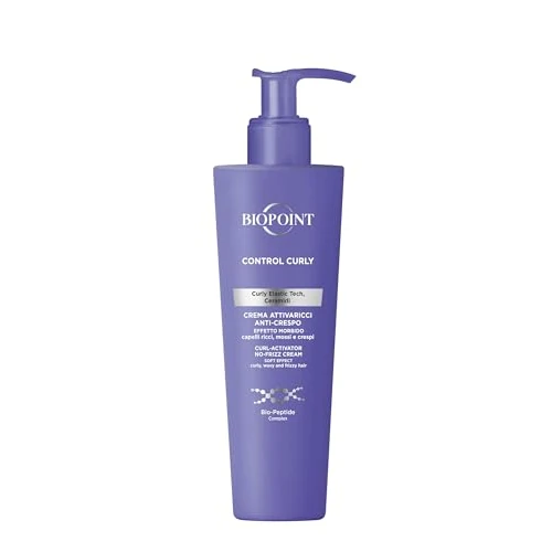 Offerta a tempo: Biopoint Control Curly - Crema attivante anti-crespo, definisce e migliora i capelli ricci, dona elasticità, brillantezza e morbidezza, 200 ml (la confezione può variare) - 41% da 11.90 € a 6.99 €