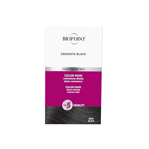 Biopoint Cromatix - Color Mask, Maschera Colorante per Capelli Senza Ammoniaca, Azione Nutriente e Ravvivante, Intensifica il Colore e Dona Brillantezza, 30 ml