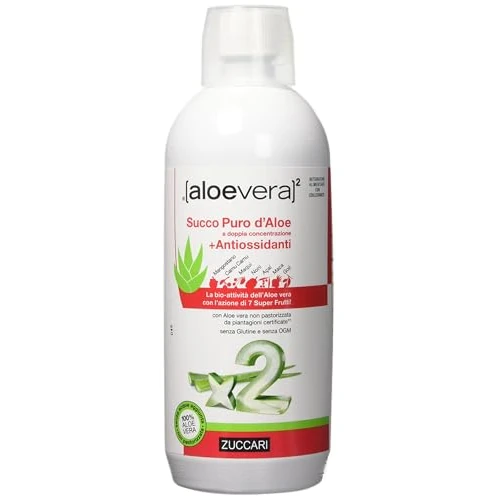 Offerta a tempo: ZUCCARI Aloevera 2 Succo Puro D'aloe A Doppia Concentrazione E Antiossidanti, 1000 ml - 20% da 29.95 € a 23.99 €