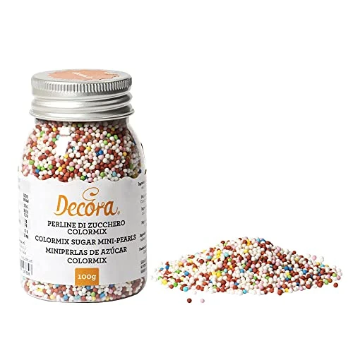 Decora 2081106 100g Colormix Sugar Mini-Pearls