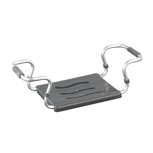 Oferta limitada: Wenko Barra de entrada bañera Secura - asa de bañera, ajustable, Aluminio, 55-65 x 18 x 26 cm, Plata de 39.99 EUR a 32.99 EUR (ahorro 18%)